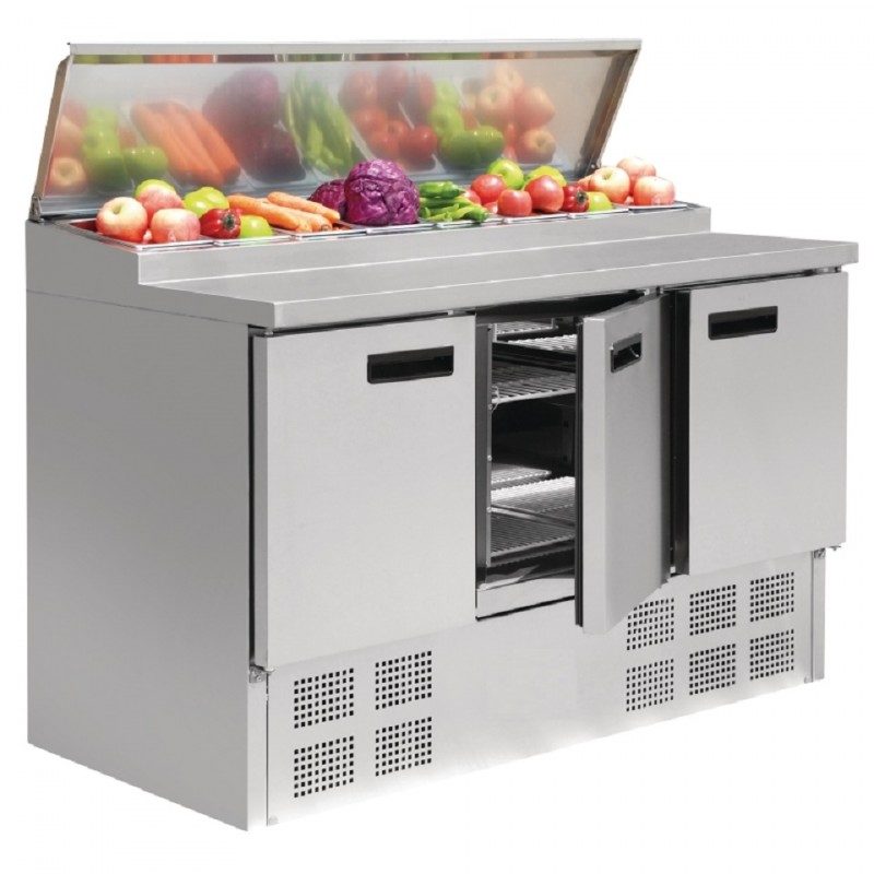 Tour réfrigéré avec saladette Polar G605 reconditionné occasion